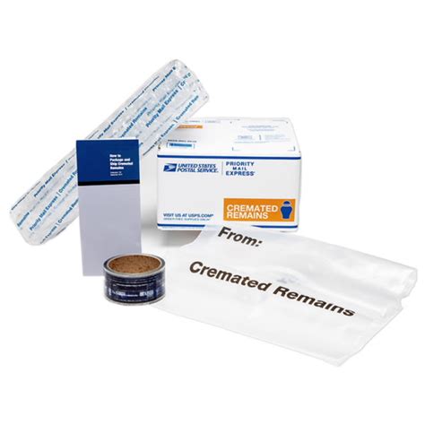 usps cremated remains kit.